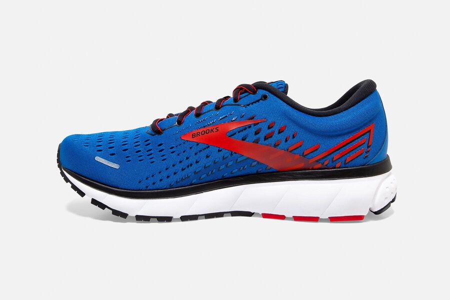 Brooks Ghost 13 Road Running Shoes - Mens - Blue/Red/White - TM6147903